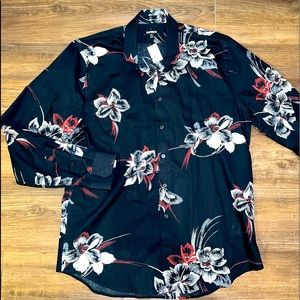 Express Floral print woven shirt